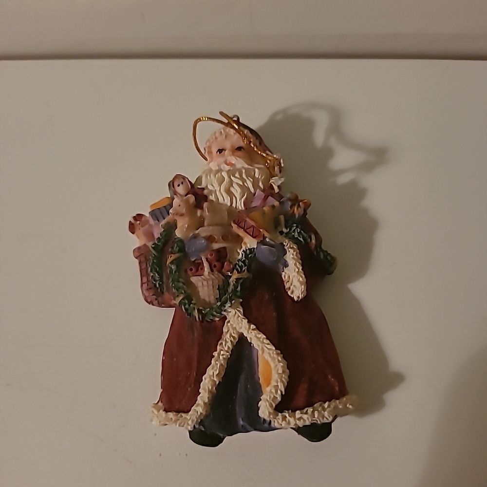 Vintage Santa Ornament #5